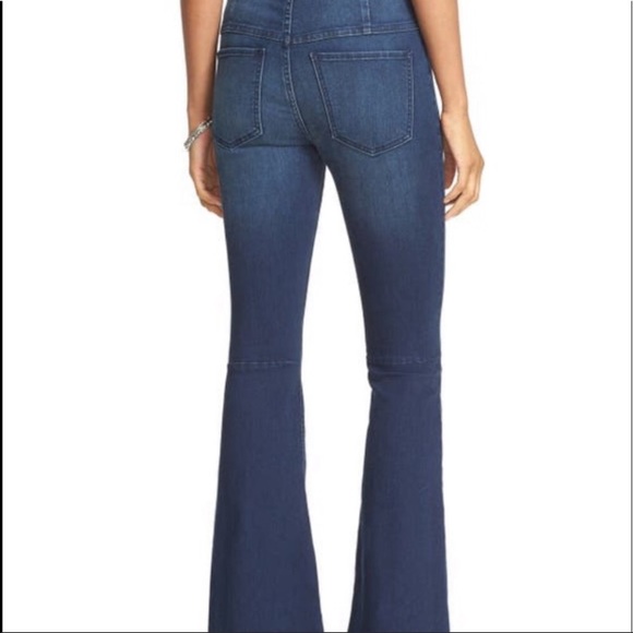 Free People Penny Pull On Flare Leg Jeans - Picture 4 of 8